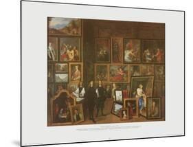 Collection of Archduc Leopold-William in Brussels-David Teniers the Younger-Mounted Art Print