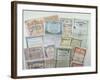 Collection of Bond Certificates, Early 20th Century (Colour Litho)-French-Framed Giclee Print