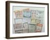 Collection of Bond Certificates, Early 20th Century (Colour Litho)-French-Framed Giclee Print