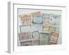 Collection of Bond Certificates, Early 20th Century (Colour Litho)-French-Framed Giclee Print