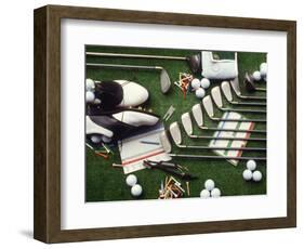 Collection of Golf Equipment; Shoes, Clubs, Etc-Karen M^ Romanko-Framed Photographic Print