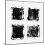 Collection Of Grunge Textures-mon5ter-Mounted Art Print