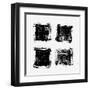 Collection Of Grunge Textures-mon5ter-Framed Art Print