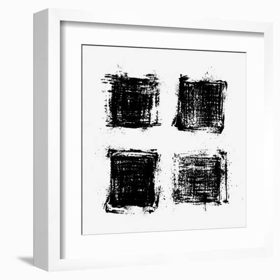 Collection Of Grunge Textures-mon5ter-Framed Art Print