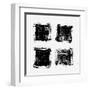 Collection Of Grunge Textures-mon5ter-Framed Art Print