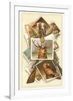 Collection of Hunting Photos and Guns-null-Framed Art Print