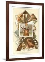 Collection of Hunting Photos and Guns-null-Framed Art Print