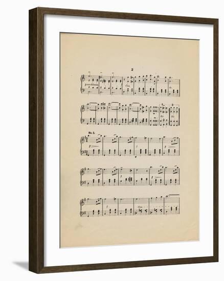 Collection of Illustrated American Sheet Music, Geography Sub Series-null-Framed Art Print