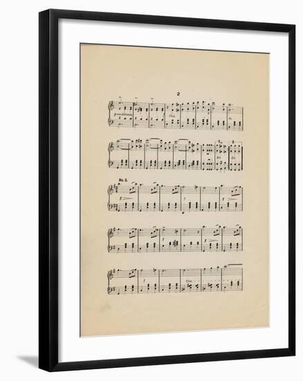 Collection of Illustrated American Sheet Music, Geography Sub Series-null-Framed Art Print