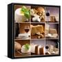 Collection Of Italian Cheese And Wine-Marco Mayer-Framed Stretched Canvas