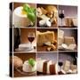 Collection Of Italian Cheese And Wine-Marco Mayer-Stretched Canvas