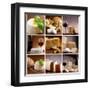 Collection Of Italian Cheese And Wine-Marco Mayer-Framed Art Print