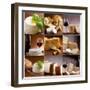 Collection Of Italian Cheese And Wine-Marco Mayer-Framed Art Print