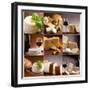 Collection Of Italian Cheese And Wine-Marco Mayer-Framed Art Print