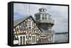 Collection of Lobster Buoys, Maine, USA-Rick Daley-Framed Stretched Canvas