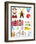 Collection Of Netherlands Icons-Marish-Framed Art Print