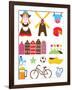 Collection Of Netherlands Icons-Marish-Framed Art Print