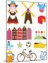 Collection Of Netherlands Icons-Marish-Mounted Art Print