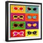 Collection Of Pop Art Sunglasses-UltraPop-Framed Premium Giclee Print