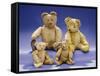 Collection of Teddy Bears-null-Framed Stretched Canvas