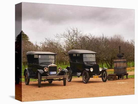 Collection of Vintage Cars, T Fords, Bodega Bouza Winery, Canelones, Montevideo, Uruguay-Per Karlsson-Stretched Canvas