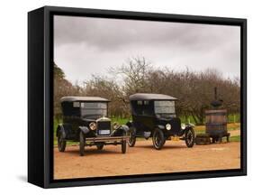 Collection of Vintage Cars, T Fords, Bodega Bouza Winery, Canelones, Montevideo, Uruguay-Per Karlsson-Framed Stretched Canvas
