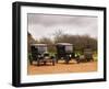 Collection of Vintage Cars, T Fords, Bodega Bouza Winery, Canelones, Montevideo, Uruguay-Per Karlsson-Framed Photographic Print