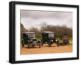 Collection of Vintage Cars, T Fords, Bodega Bouza Winery, Canelones, Montevideo, Uruguay-Per Karlsson-Framed Photographic Print