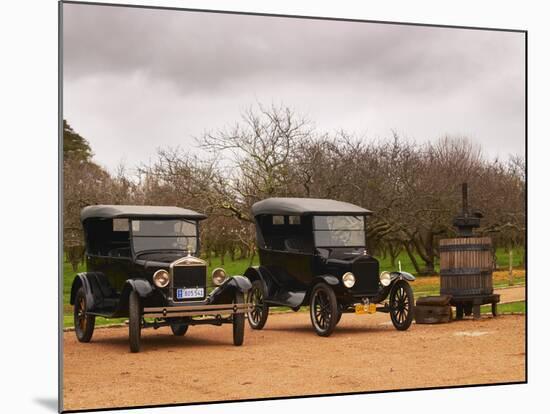 Collection of Vintage Cars, T Fords, Bodega Bouza Winery, Canelones, Montevideo, Uruguay-Per Karlsson-Mounted Photographic Print