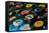 Collection of Vinyl Records, Wildwood, New Jersey, Usa-Julien McRoberts-Framed Stretched Canvas