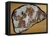 Collection or Distribution of Grain, Fragment of Fresco from Thebes-null-Framed Stretched Canvas