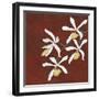 Collection Rouge - Floral-Linda Wood-Framed Giclee Print