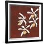 Collection Rouge - Floral-Linda Wood-Framed Giclee Print