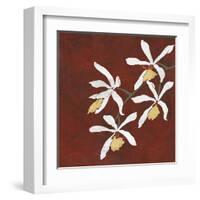 Collection Rouge - Floral-Linda Wood-Framed Giclee Print