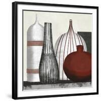 Collection Rouge - Party-Linda Wood-Framed Giclee Print