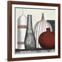 Collection Rouge - Party-Linda Wood-Framed Giclee Print