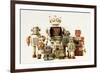 Collection Small &Large Robots-null-Framed Art Print