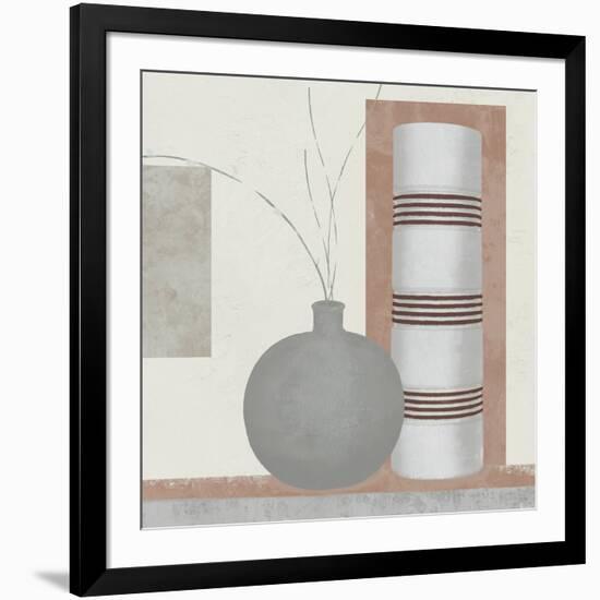 Collection Terracota - Pair-Linda Wood-Framed Giclee Print