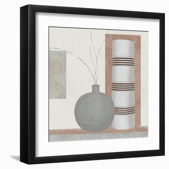 Collection Terracota - Pair-Linda Wood-Framed Giclee Print