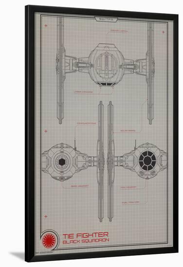 Collector - Star Wars - Black Squadron-null-Lamina Framed Poster