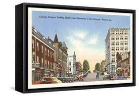 College Avenue, Athens, Georgia-null-Framed Stretched Canvas