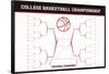 College Basketball Championship Bracket-null-Framed Poster