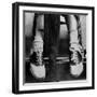 College Coed Sporting, Ubiquitous Saddle Shoes-Alfred Eisenstaedt-Framed Photographic Print