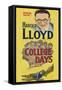 College Days - Football-null-Framed Stretched Canvas