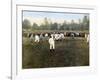 College Footbal Game, 1889-null-Framed Giclee Print