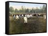 College Footbal Game, 1889-null-Framed Stretched Canvas