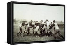 College Football Game, 1905-null-Framed Stretched Canvas