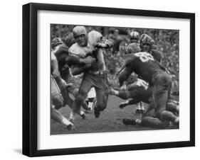 College Football Game: Georgia Tech Vs Notre Dame-Mark Kauffman-Framed Photographic Print