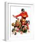 "College Football,"October 15, 1932-J.F. Kernan-Framed Giclee Print