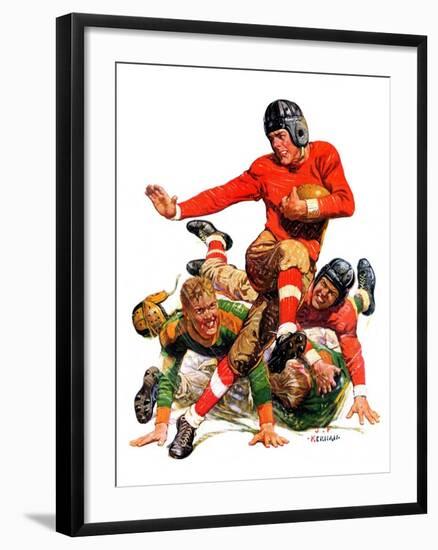 "College Football,"October 15, 1932-J.F. Kernan-Framed Giclee Print